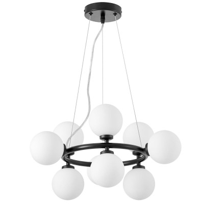 Подвесная люстра Lumina Deco Marsiada LDP 6033-9 BK 13490₽