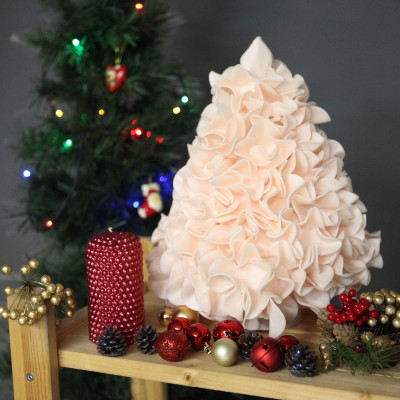 Настольная лампа Uniel ULW-R07 TWHITEGREEN150CA Ель пудровая UL-00009406 2603₽