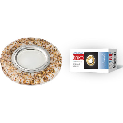 Встраиваемый светильник Fametto Luciole DLS-L108 GU53 CHROMEWHITE 80₽