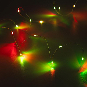 Светодиодная Гирлянда Ardecoled ARD-DEW-HOME-2000-CLEAR-20LED-STD RGB (1.5V, Battery Pack, Cork) (IP20) 062565