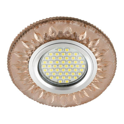 Встраиваемый светильник Fametto Luciole DLS-L141 Gu53 GlassyLight Tea 80₽