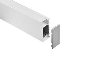 Накладной двусторонний алюминиевый профиль Donolux DL18520Alu