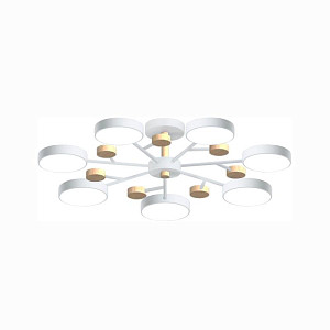Люстра на штанге LED4U L3205-800 WH