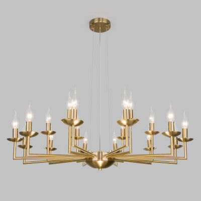 Подвесная люстра Eurosvet Cariso 6015018 латунь 28800₽