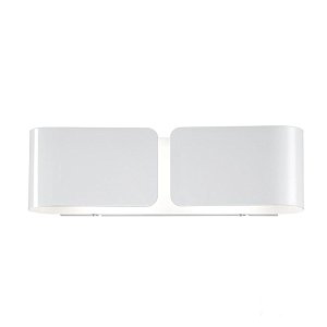 Настенный светильник Ideal Lux Clip AP2 Small Bianco 014166
