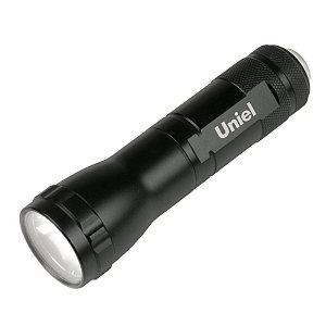 Ручной светодиодный фонарь Uniel (06646) от батареек 60 лм S-LD036-C Black