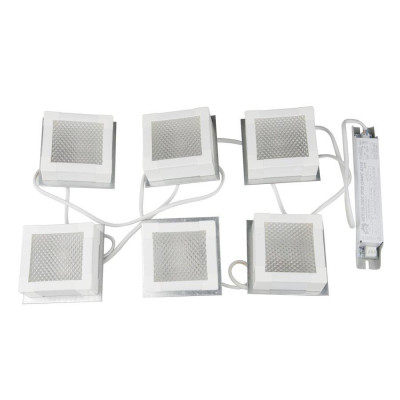 Встраиваемый светодиодный светильник UL-00007427 Uniel ULP-1010 42W4000К IP40 Grilyato White KIT06 УЦ 6037₽