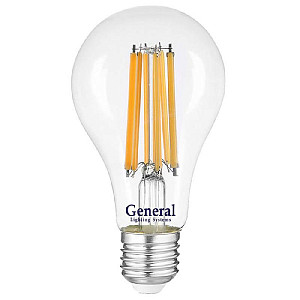 Филаментная светодиодная лампа General GLDEN-A65S-25ВТ-230-E27-2700 660322