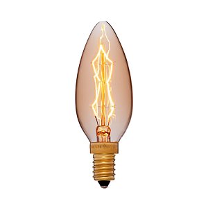 Лампа светодиодная филаментная Sun Lumen E14 4W 2200K золотая 056823