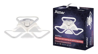 Потолочная люстра Ritter Nuvola 52939 6 УЦ 2801₽