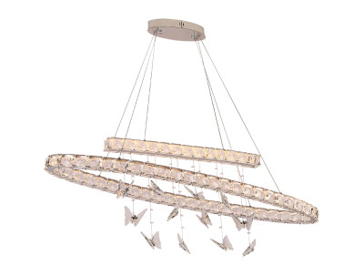 Подвесная люстра Newport 8120120 oval chrome М0069613 89000₽