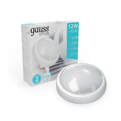 Настенно-потолочный светодиодный светильник Gauss 142411212-S 1299₽