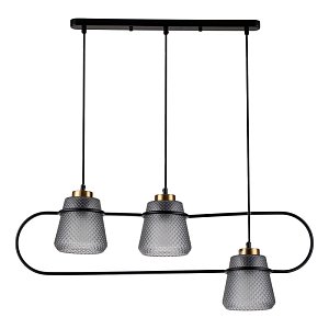 Подвесная люстра Indigo Astratto 11016/3P Black V000158