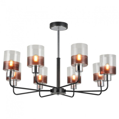 Люстра на штанге IMEX Gera MD2727-8-S-BKCH 3990₽