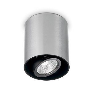 Потолочный светильник Ideal Lux Mood PL1 Small Round Alluminio 140865