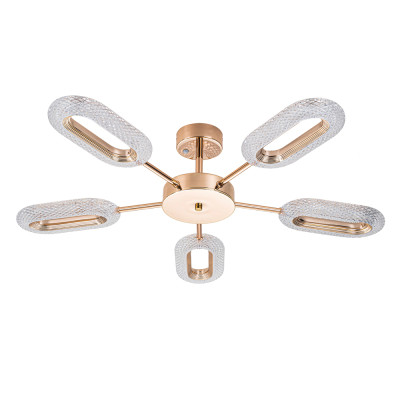 Потолочная люстра Arte Lamp Ovale A2489PL-5GO 17170₽