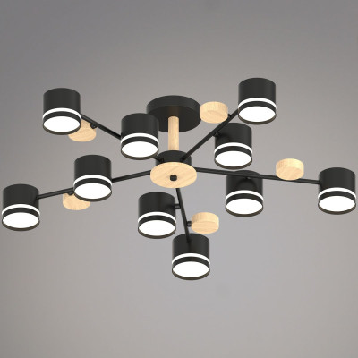 Люстра на штанге Reluce 68730-03-10 GX53 BKWOOD 8060₽