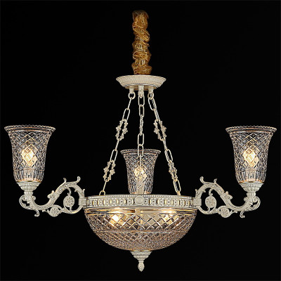 Подвесная люстра Illumico IL7286-6P-48 WT GD 5160₽